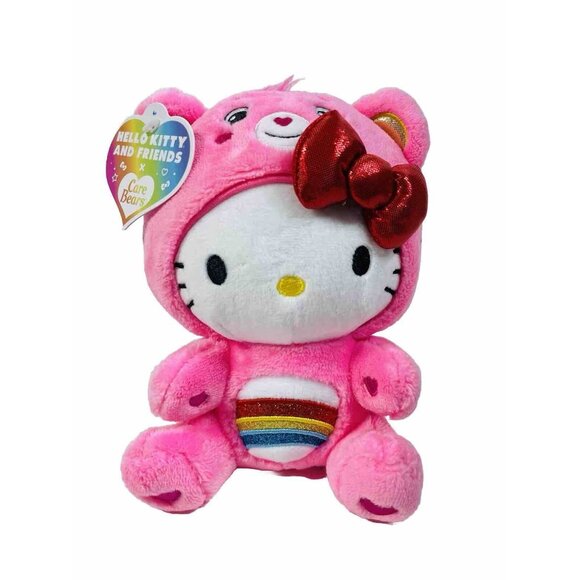 Basic Fun Other - Sanrio Hello Kitty x Care Bears 9" Plush Hello Kitty